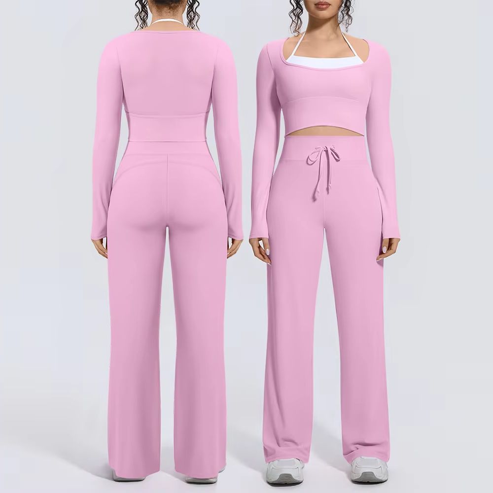 Women Yoga Suit 2PCS Square Ne - đánh giá và giá Compression Long Pant