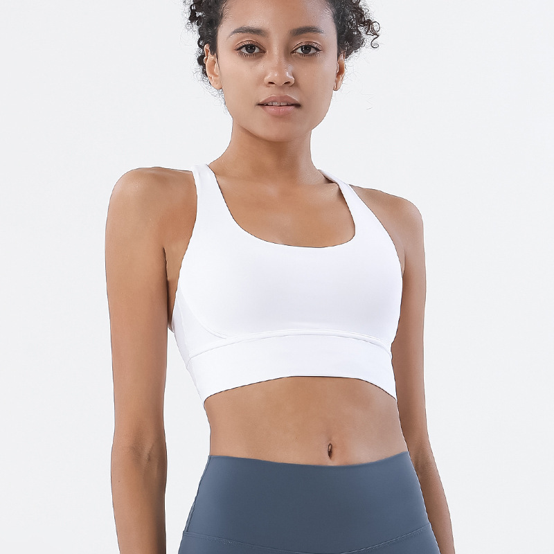 Mới Chéo Lưng Nylon Tập Yoga T - đánh giá và giá Quick Dry Underwear